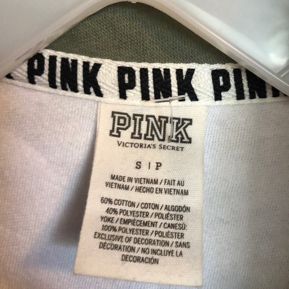PINK Victoria’s Secret Pullover 1/2 Zip! 😍 - Picture 4 of 8
